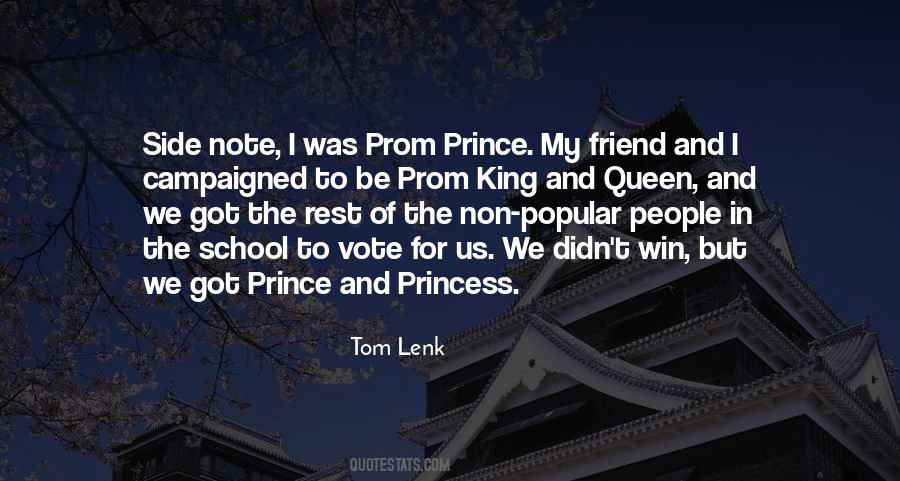 King Queen Prince Quotes #987625