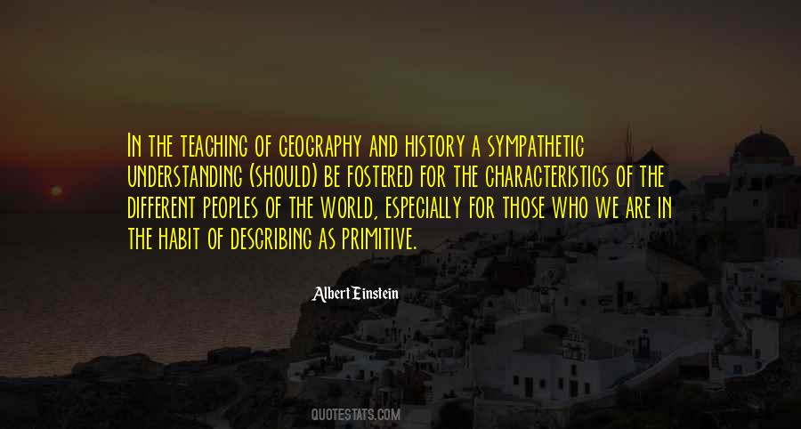 Quotes About Einstein Geography #288929