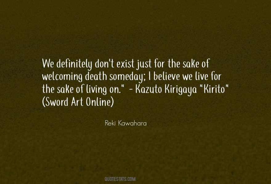 Kirigaya Kirito Quotes #337502