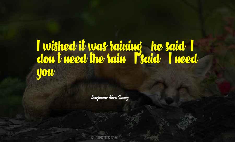 Kiss On The Rain Quotes #16069