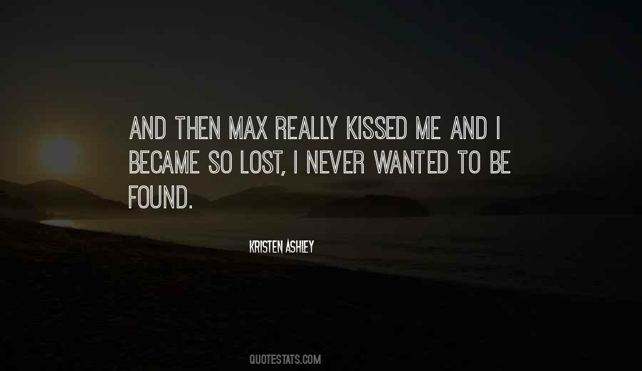 Kissed Me Quotes #1049180