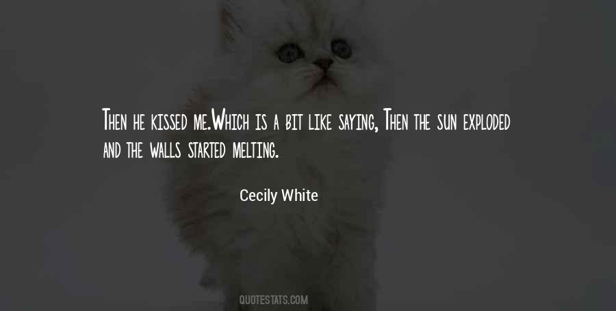Kissed Me Quotes #1112738