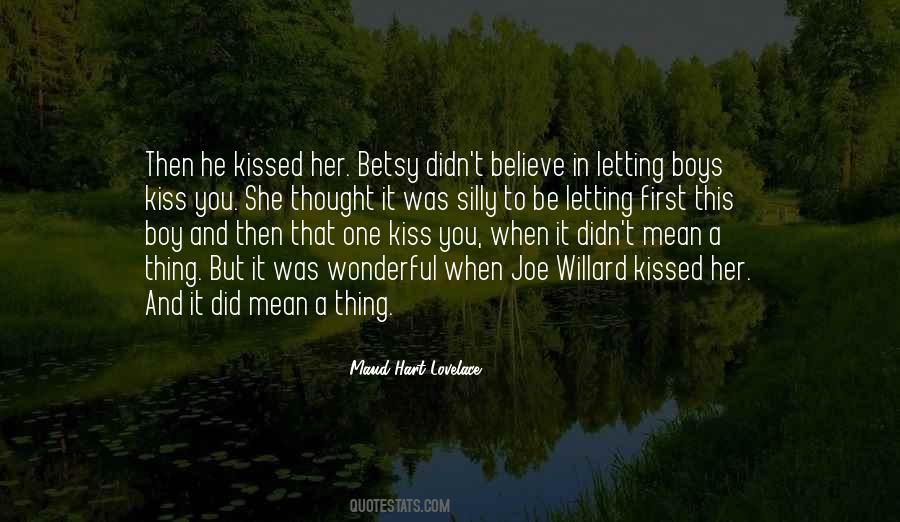 Kissed Quotes #1677589