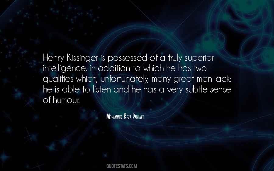 Kissinger Quotes #8037