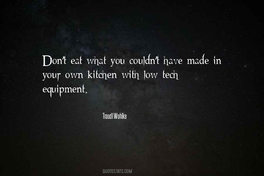 Kitchen Equipment Quotes #1835543