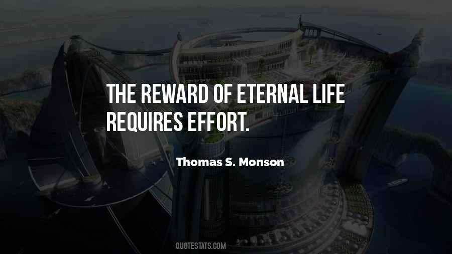 Quotes About Effort And Reward #1091316