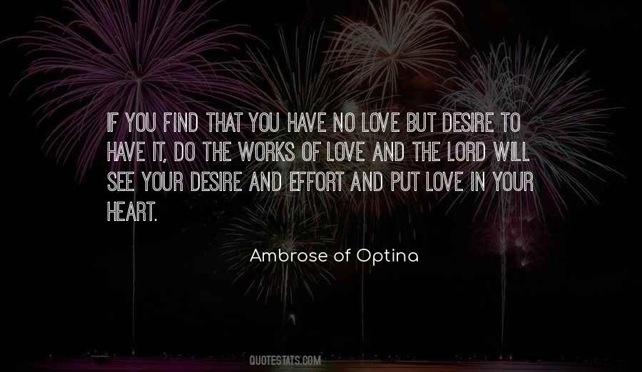 Quotes About Effort And Love #409049