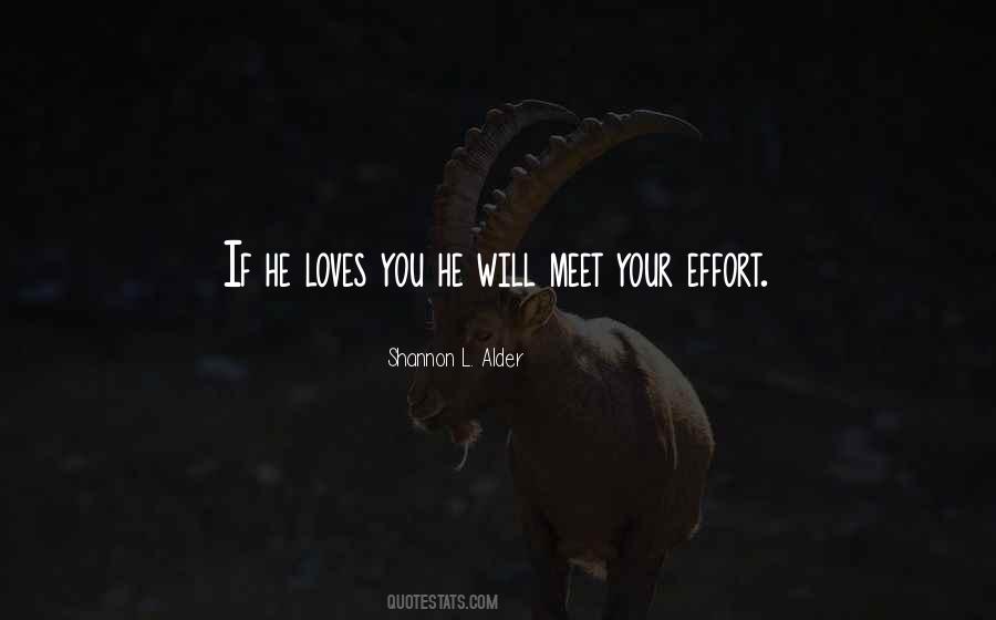 Quotes About Effort And Love #78321