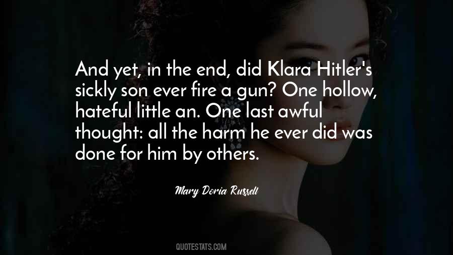 Klara Hitler Quotes #1577694