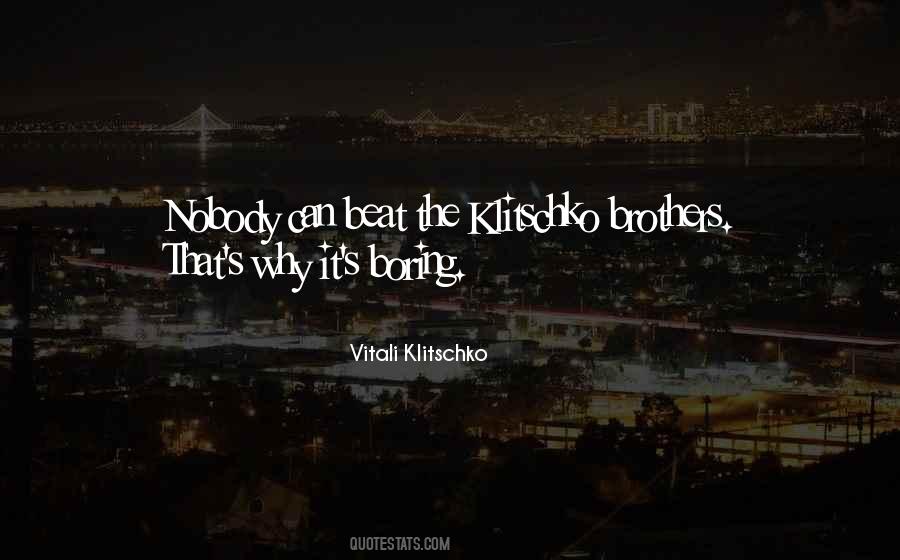 Klitschko Quotes #425973