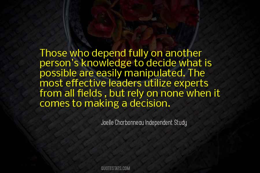 Quotes About Effective Leaders #527245