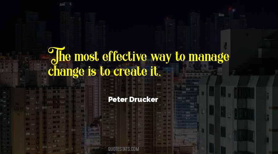 Quotes About Effective Change #100943