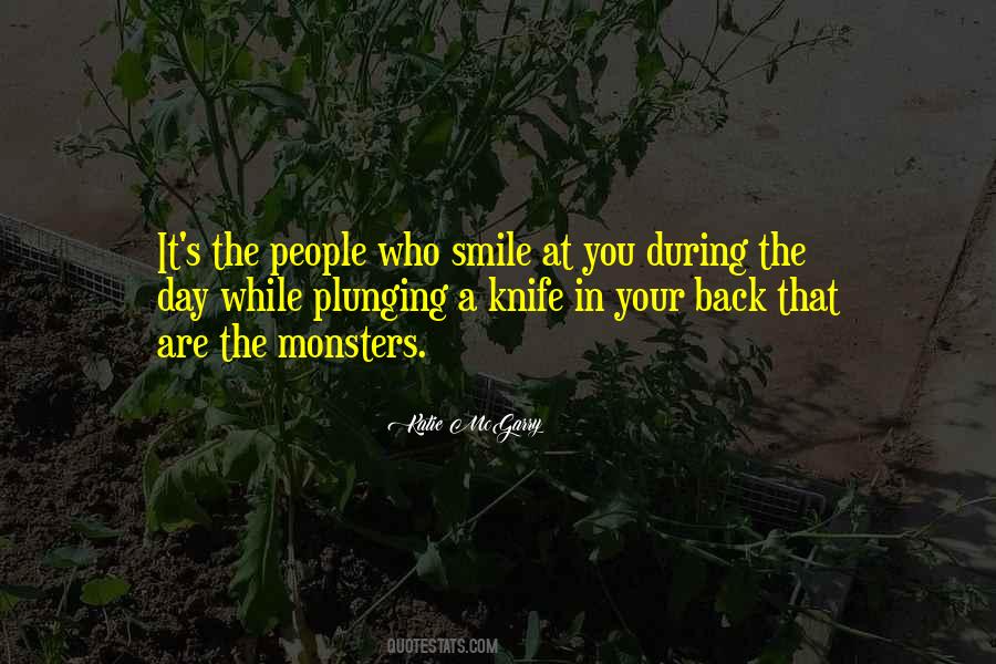 Knife In Your Back Quotes #1164383
