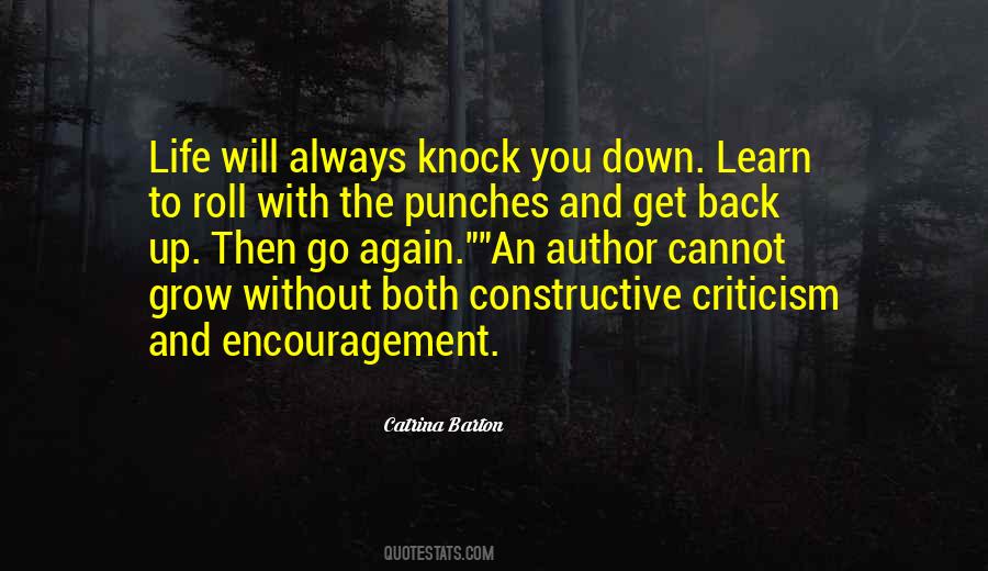 Knock Back Quotes #1842722