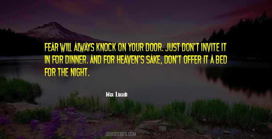 Knock Door Quotes #937084