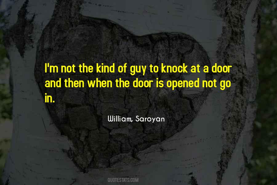 Knock Door Quotes #94014