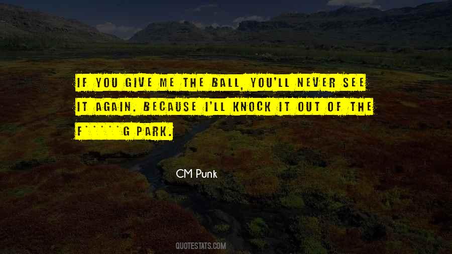 Knock It Out Of The Park Quotes #1545622