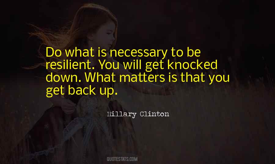 Knocked Back Down Quotes #1401015