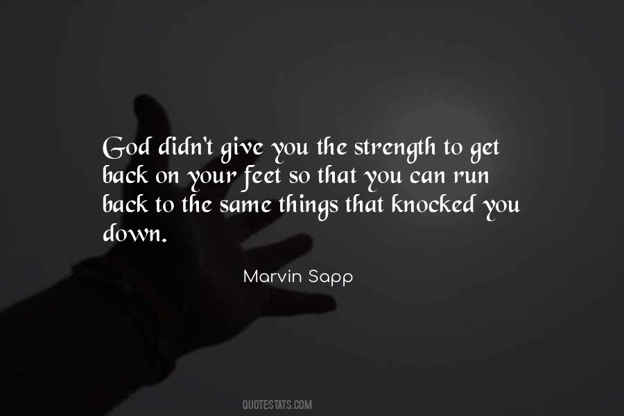 Knocked Back Down Quotes #1753144