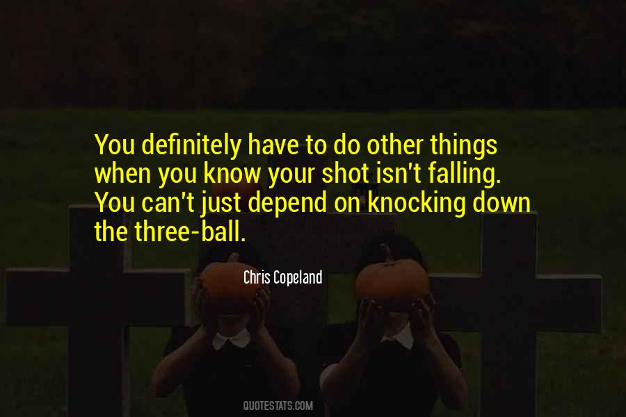 Knocking Someone Down Quotes #250718