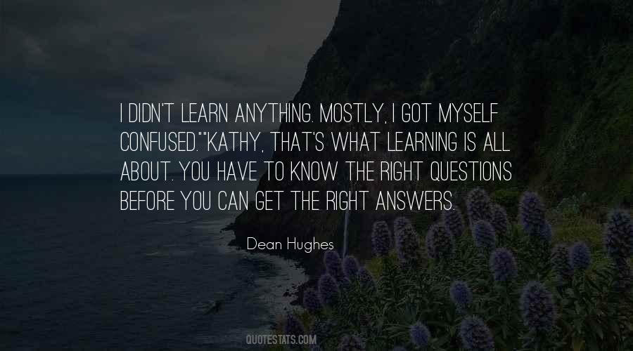 Know All The Answers Quotes #1576393