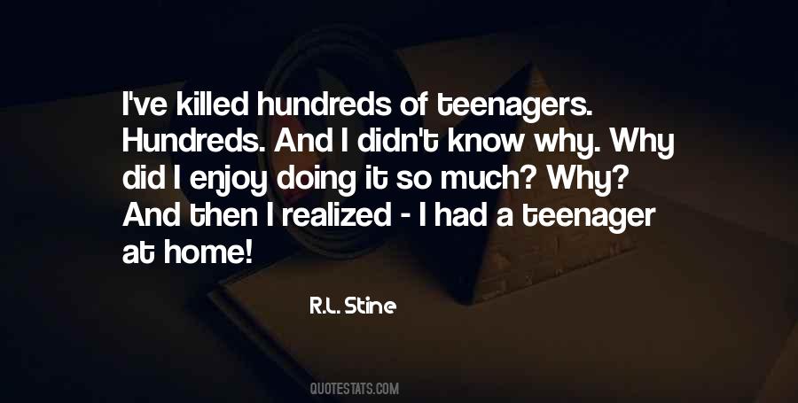 Know It All Teenager Quotes #58172
