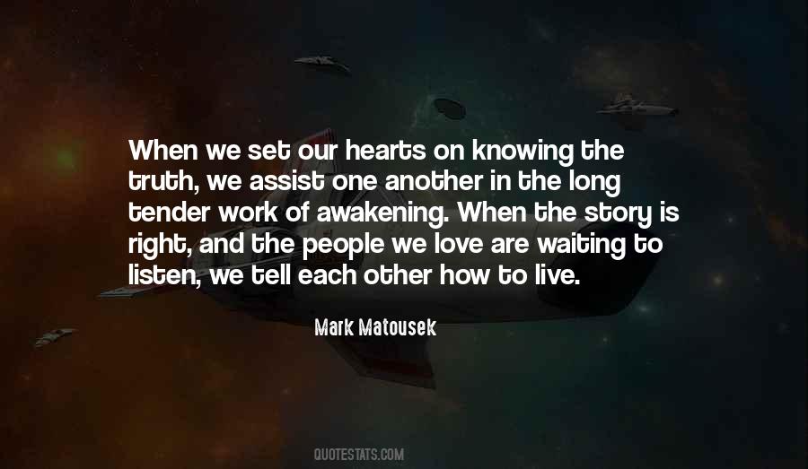 Quotes About Tender Hearts #150893