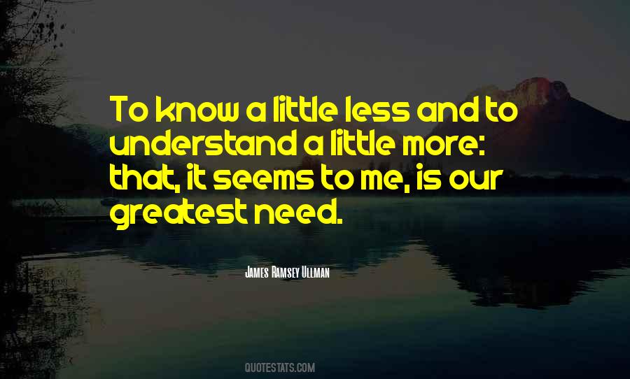 Know Me More Quotes #161752