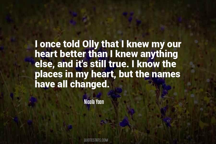 Know My Heart Quotes #87615