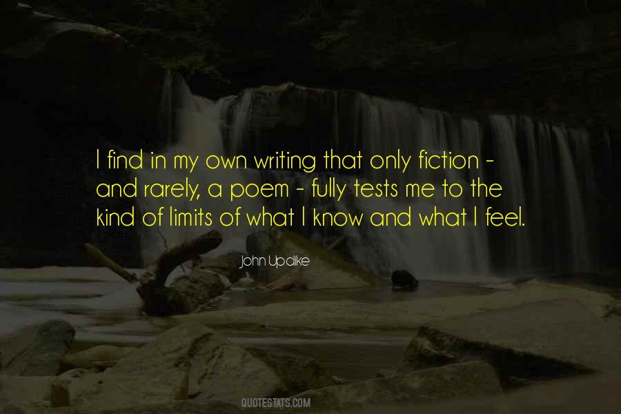 Know My Limits Quotes #647023