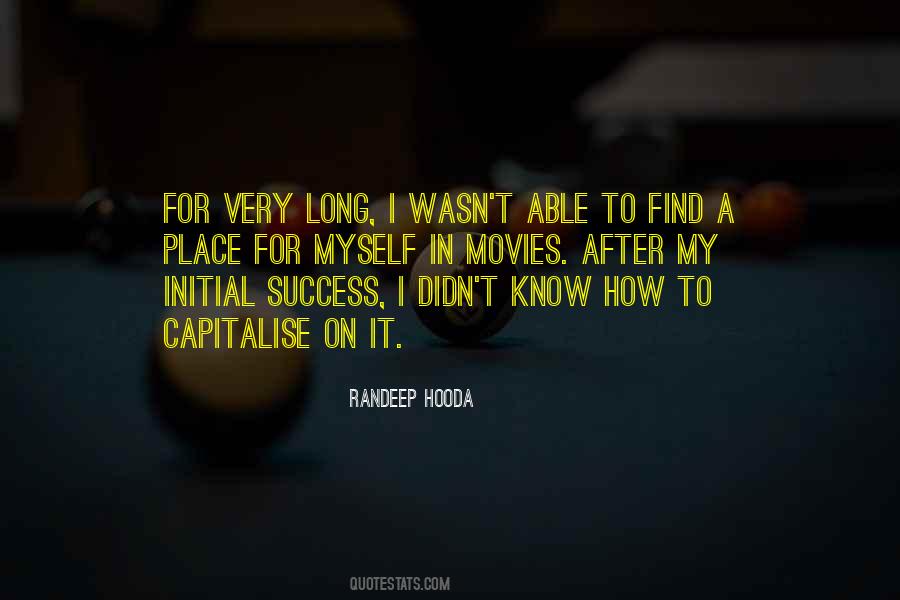 Know My Place Quotes #531829