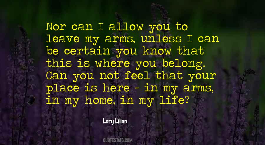 Know My Place Quotes #564391