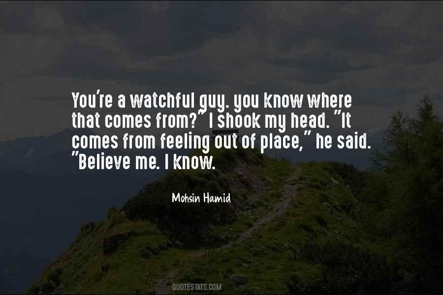 Know My Place Quotes #67162