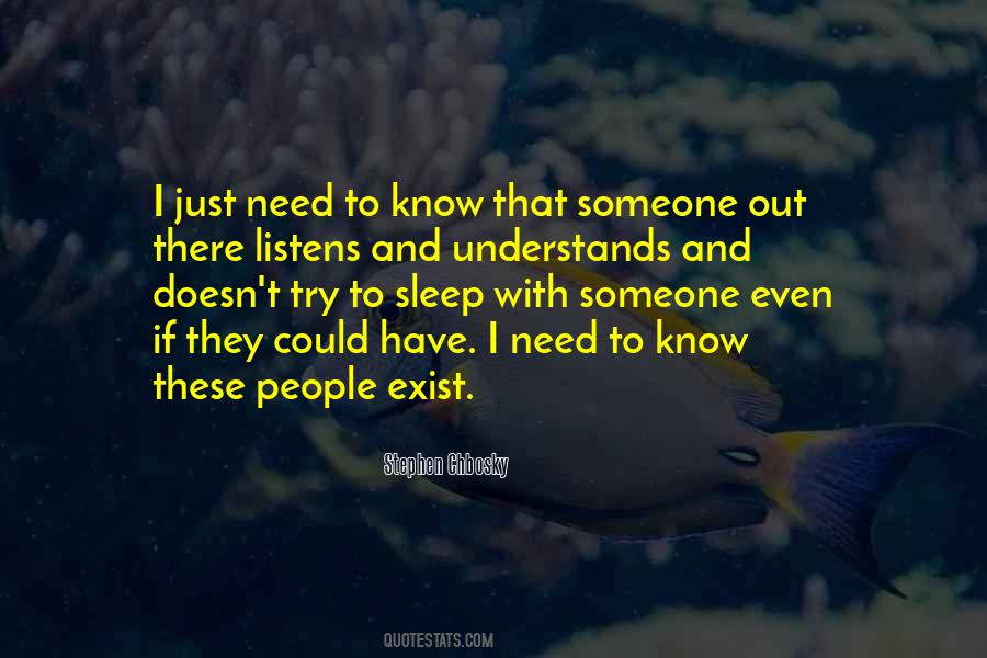 Know One Understands Me Quotes #835749