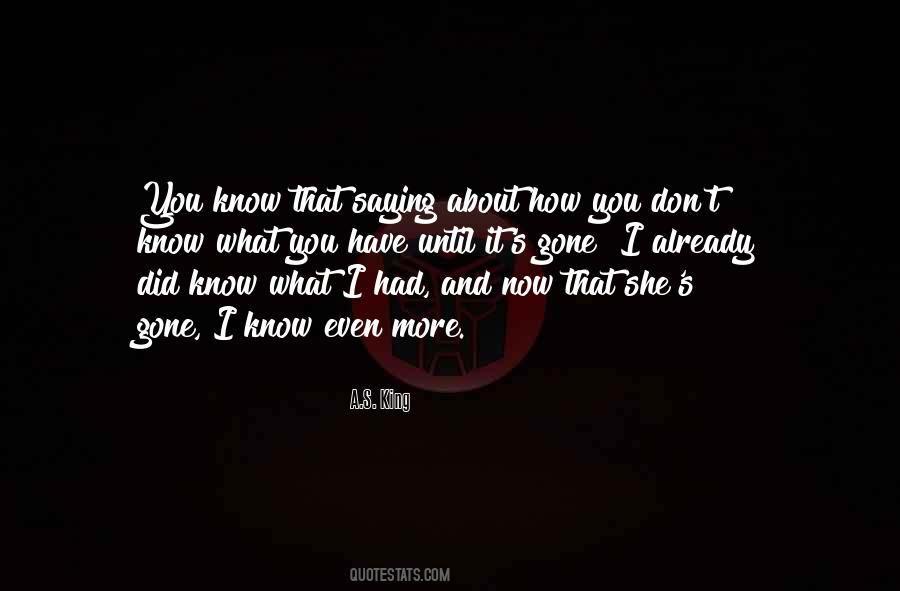 Know That I Love You Quotes #119720