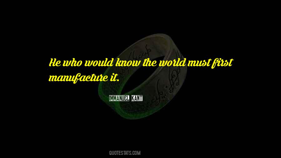 Know The World Quotes #1182888