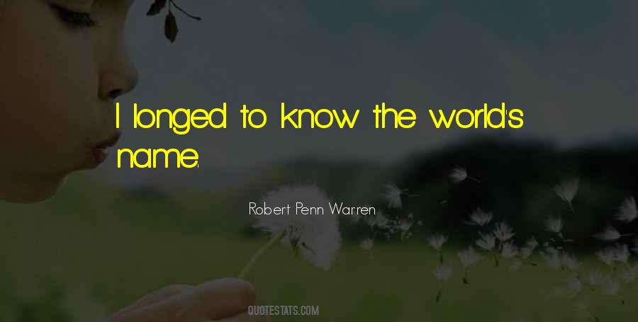 Know The World Quotes #1633480