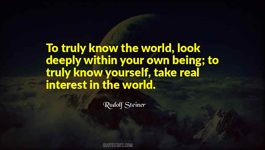 Know The World Quotes #603134