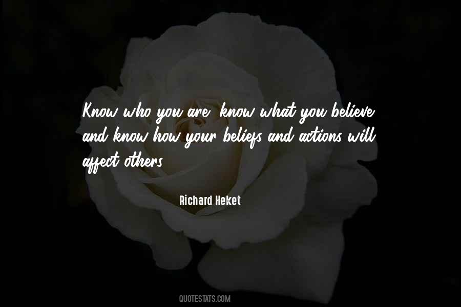 Know What You Believe Quotes #1314746