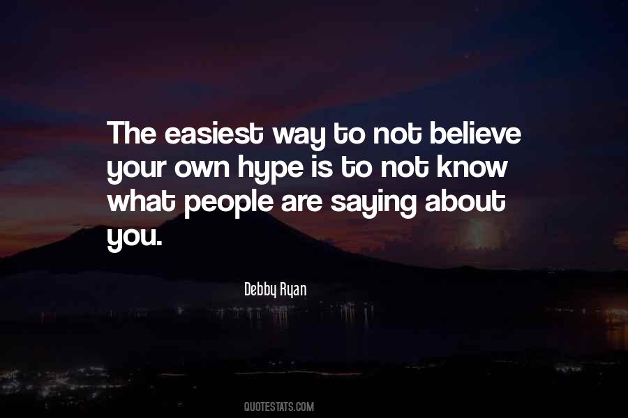 Know What You Believe Quotes #292398