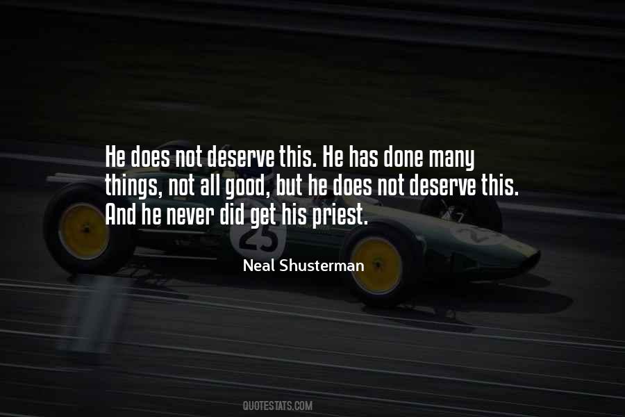 Know What You Deserve Quotes #54265