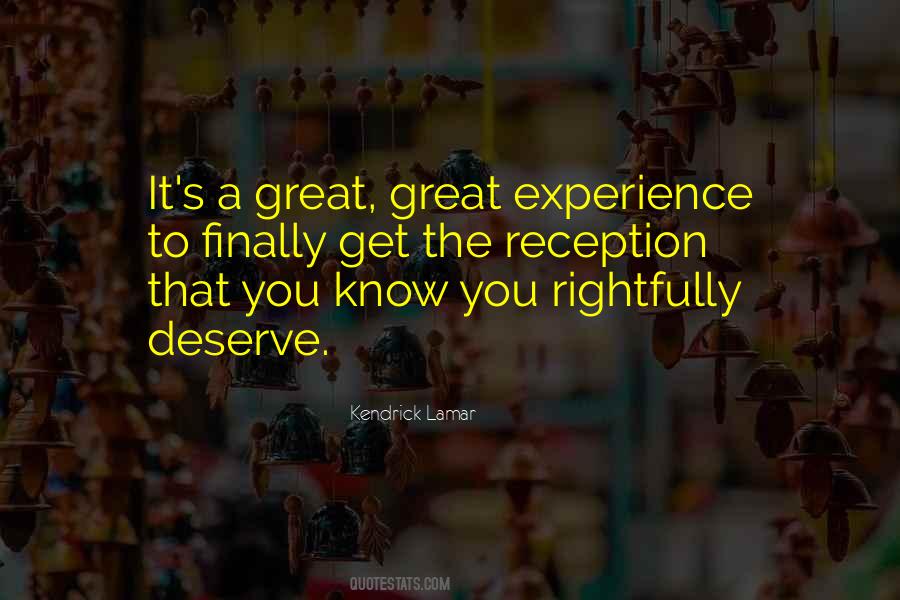 Know You Deserve Quotes #827611