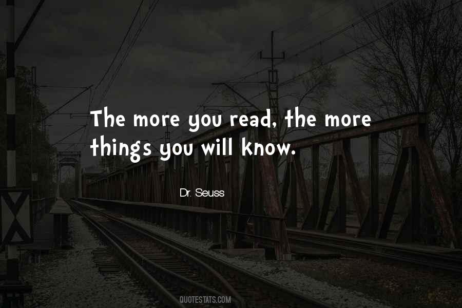 Know You More Quotes #42848