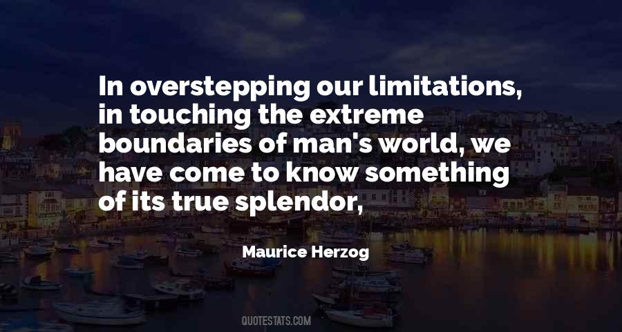 Know Your Boundaries Quotes #297984