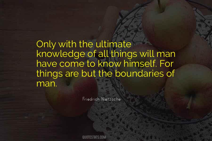 Know Your Boundaries Quotes #66247