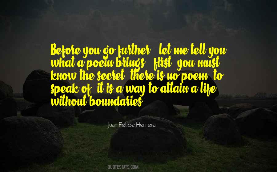 Know Your Boundaries Quotes #881249