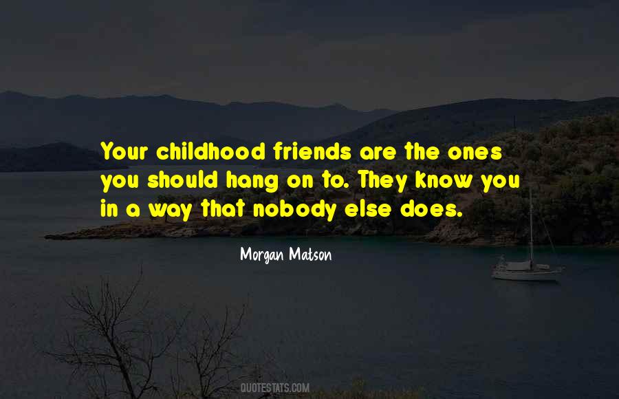 Know Your Friends Quotes #460000