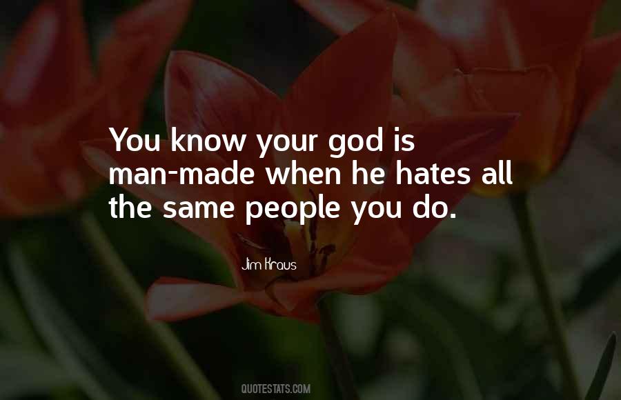 Know Your God Quotes #1285837