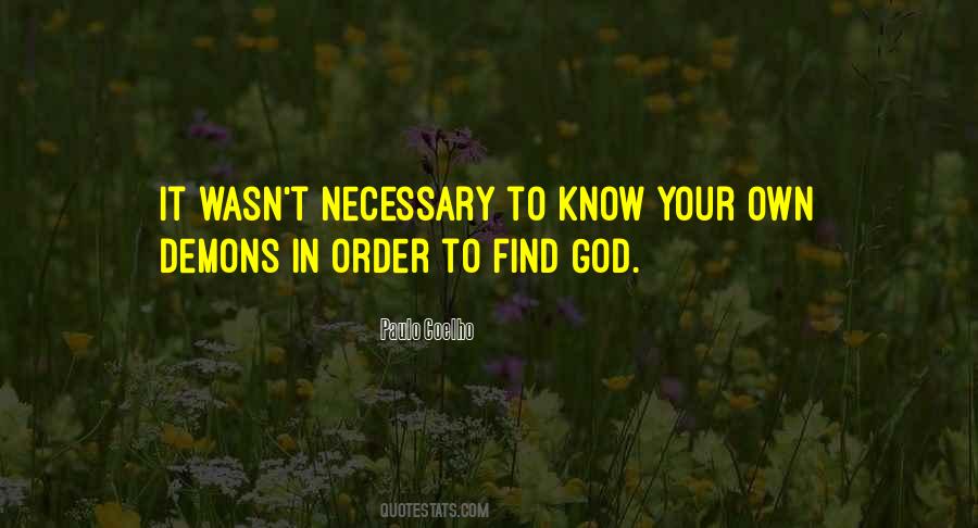 Know Your God Quotes #135692