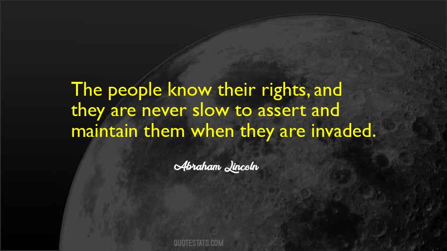 Know Your Rights Quotes #87241
